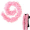 MORAINJAY Rosa Federboa,2 Meter 90g Feder Boas Flauschige Pute Federn Schal Damen,Federstola für Damen Kostüm Kleid Mädchen Tee Party,Federschal für Karneval Party,Kostüm Party