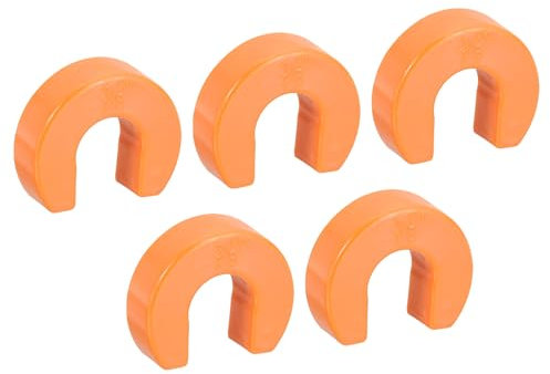 sourcing map 5Pcs 3/8 Inch Disconnect Clip for Easily Removing Push-fit Fitting U-Shaped Clips Fitting Slip Removal Tools for Push to Connect Brass Plumbing Fittings