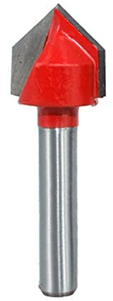 Shank Flute Plunge, Milling Cutter, Router Bit, 1/4 Inch Shank 90Degree Slotting(1/2in)