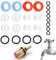 24Pcs Tap Washers & O-Rings for Mixer Taps - 1/2 Turn Ceramic Discs Repair Kit