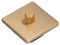 Brass Dimmer Switch, Dimmer Light Switch for Home Use AC220V 500W, Install Hole 60mm, Panel Size 86 x 86mm (monotonous light)