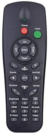 XINFUTE New fit for Optoma Projector Remote Control EX550 EX540 EX664 EX779P EX551 EX605ST