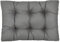PFM HOME Palettenkissen 120 x 80 cm Outdoor-Kissen für Palettensofa Palettenmöbel Europaletten - Sitzkissen Wasserdicht - Paletten-Auflagen Gesteppt - Dunkelgrau