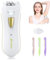 Epilierer, Gesichtsepilierer für Frauen, Epilierer Damen für Frauen Gesicht, Kabellose Epilierer für Gesichtsbehaarung mit LED-Licht, Epilierer Gesichtshaarentfernung für Gesicht Bikini Beine Arme