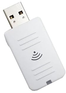 USB Wi-Fi Adapter ELPAP10 Compatible with Epson Projectors - 802.11 b/g/n Wireless Network Module for EB, EH, EX Series