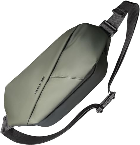 MAKR RYDEN Ultraleicht Sling Bag Slingtasche, Wasserdicht Schultertasche Umhängetasche Herren, Klein Brusttasche Crossbody Bag Mode Hüfttasche für Reise Schule Wandern Fitness Fahrrad Jagd