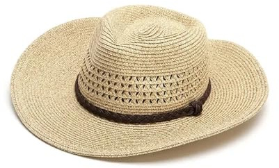 Sombrero de Paja Jazz Talla Grande XL 62 cm for Mujer y Hombre, Sombrero Playa Verano con Agujeros, Plegable, Resistente al Viento, protección Solar