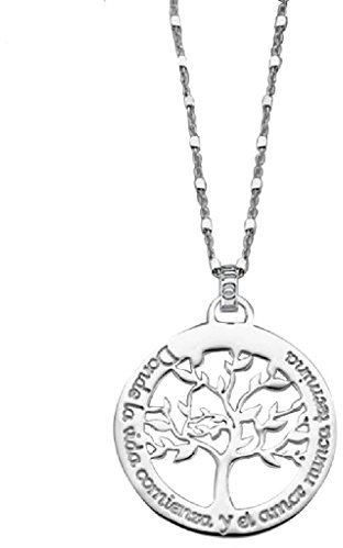 Lotus Silver Collar Árbol de la Vida LP1641-1/1 LP1641-1/1, Gris