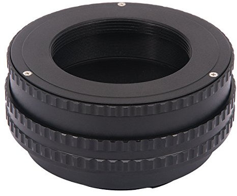 Haoge Macro Focus Lens Adapter Built-in 17mm-31mm Focusing Helicoid for M42 42mm Screw Mount Lens to Sony E-Mount NEX Camera a5000 a5100 a6000 a6400 a6500 A7 A7R A7S A7II A7RII A7SII A7III A7RIII A9