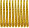 Oblique Unique® 10x Lametta Glänzend 100cm für Weihnachtsbaum Baumschmuck Weihnachtsdeko Weihnachten Party Feier Deko Silber Gold Weiß Schwarz Pink Lila Blau Grün - Farbe Wählbar (Gold)