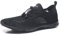 Damen Wasserschuhe, schnelltrocknend, Barfuß, Aquasocken, Schwimmschuhe für Pool, Strand, Wandern, Laufen, - S081 Schwarz - Größe: 38 EU