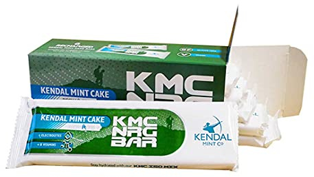 KMC NRG BAR: Kendal Mint Cake – Plain (6 x 85g Bars) | For Sports, Running, Hiking, Cycling | Suitable for Vegans & Gluten Free
