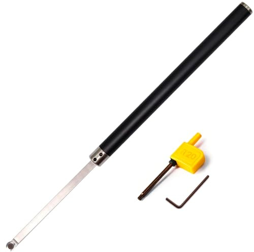 Hartmetall-Drehmeißel, Holz-Drehwerkzeug-Set, Finisher Werkzeuge, Stange mit Ci0 16 mm runder Hartmetall-Einsatz, für Holz, Hobbyisten oder Heimwerker oder Zimmermannsarbeiter