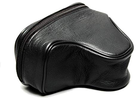 digiETUI Bereitschaftstasche Leder Olympus OM-D E-M10 Mark II/III + 14-42 Lens