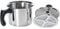 ILSA Breakfast! Cappucciniera, Montalatte, Doppio Filtro, Acciaio Inox 18/10, Tazze 6, cl 80