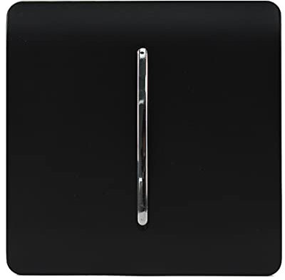 Trendi Modern Auto Retractive Door Bell Switch in Matt Black