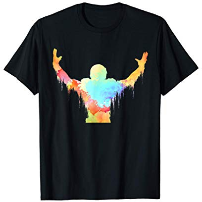 American Football Geschenk Splash Sportler T-Shirt