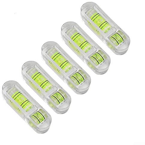 5pcs Multifunctional Mini Bubble Level Mini T-Type Bubble Spirit Level Acrylic Measuring Level Adjustment