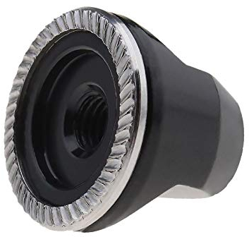 EMSea 1x M5 Bicycle Quick Release Lever Nut Cap Aluminum Alloy for Bike Wheel Hub Axle Non-slip Black Cycling Components for Mountain Bike
