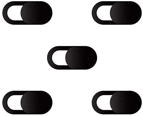 ReFind Cubierta DE CÁMARA, Tapa Webcam para TELÉFONOS, PORTÁTILES, Ordenadores DE Escritorio. Compatible con Apple, Android, Windows, DELL, HP, PC (Pack de 5)