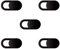 ReFind Cubierta DE CÁMARA, Tapa Webcam para TELÉFONOS, PORTÁTILES, Ordenadores DE Escritorio. Compatible con Apple, Android, Windows, DELL, HP, PC (Pack de 5)