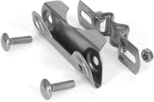 Edelstahl-Klemmschelle für Rundform-Verkehrszeichen, zur Bandbefestigung