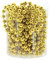 MIJOMA Perlengirlande – Elegante Perlenband, Perlenkette & Dekorative Perlenschnur | Stilvolle Tischdekoration, Weihnachten, Advent, Hochzeit | 8mm Deko-Perlen, 8 Meter (Gold)