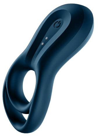 Satisfyer, Bluetooth Penisring, Satisfyer 'Epic Duo Connect App', für Penis und Hoden, wasserdicht (IPX7), aus Silikon