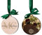 Personalisierte Christbaumkugel mit Foto und Wunschtext - Holz Weihnachtsdeko mit verschiedenen Motiven - Geschenkanhänger Weihnachtsanhänger klein und groß