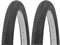 Par de Cubiertas para Bicicleta BMX 20 x 2.125 (54-406), 2 Unidades (Negro)