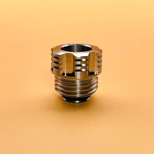 RUIYITECH Edelstahl 510 Gewindeadapteranschluss für Billet Box/Pulse AIO Mod Drip Tip Adapter (510 Gewindeadapter)