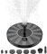 Andoer Solar Springbrunnen, Solar Teichpumpe mit 6 Effekte Solar Wasserpumpe Solar Schwimmbrunnenpumpe für Gartenteich, Pools, Fischbehälter, Vogelbad, Aquarium