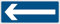 UNI - Freccia direzionale SFONDO BLU - CARTELLO SEGNALETICO ISO 7010 in Adesivo Resistente, Pannello in Forex o Pannello In Alluminio (ADESIVO 60X25 CM)