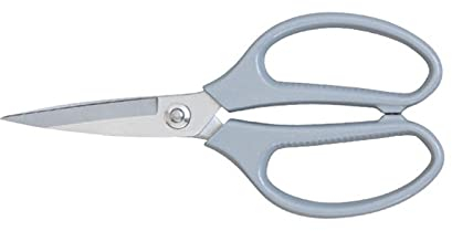 Forbici per insalata Forbici per tagliare la carta, spazzolate e lucidate, tagliare il pollo, tagliare le verdure, tagliare le zampe di pollo, colore: oro, argento (argento)