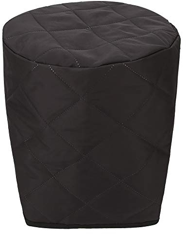 ZHDOKa Cubierta Impermeable Negra para Olla de Sopa, Cubierta Antipolvo para Cocina Tela de Poliéster Resistente Al Calor Cubierta para Olla Arrocera Funda para Olla a Presión Funda Protectora para Fr