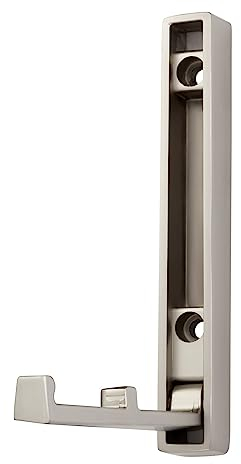 SOTECH Gancio pieghevole VALVOLE Altezza: 120 x Larghezza: 16 mm Aspetto acciaio inossidabile Appendiabiti moderno in zinco pressofuso