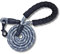 DogCatz Strong Dog Lead, Soft Comfortable Padded Handle, Highly Reflective Threads, Heavy Duty 5 Foot Rope Leads for Dogs (Medium/Large, Grey)