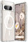 JETech Cover Magnetica per Google Pixel 8 Pro 6,7 Pollici 2023, Compatibile con MagSafe Accessori, Antiurto Cellulare Custodia, Anti Ingiallimento PC Rigido Retro Trasparente (Trasparente)