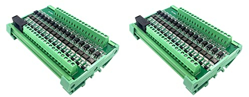 Reapyyt 2X 16 Wege Verstärker Platine Isolations Platine Transistor Platinen Schutz Platin Eingang NPN/PNP-Ausgang NPN