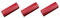 PACKOVE 3St Brillenetui trendige sonnenbrille Brillentasche Holz Fall Mode kinder ferngläser kinderferngläser schnapsgläser Glasvitrinen Sonnenbrillen-Organizer hart Aufbewahrungskiste rot