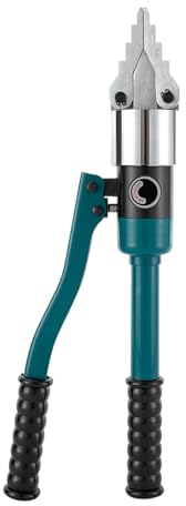8T Hydraulische Flanschspreizer - Skalierte Schelle mit integriertem Design,Hydraulik Trenner, Integraler Hydraulikspreizer für elektrische Reparaturen Hochbau, Rohrleitungssysteme (blaue)