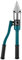 8T Hydraulische Flanschspreizer - Skalierte Schelle mit integriertem Design,Hydraulik Trenner, Integraler Hydraulikspreizer für elektrische Reparaturen Hochbau, Rohrleitungssysteme (blaue)