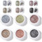 YJLYQF Lot de 6 vernis à ongles à paillettes chromées argentées, platine, paillettes argentées, or rose, argent, manucure, bricolage, salon de manucure, peinture à ongles gel pour femme
