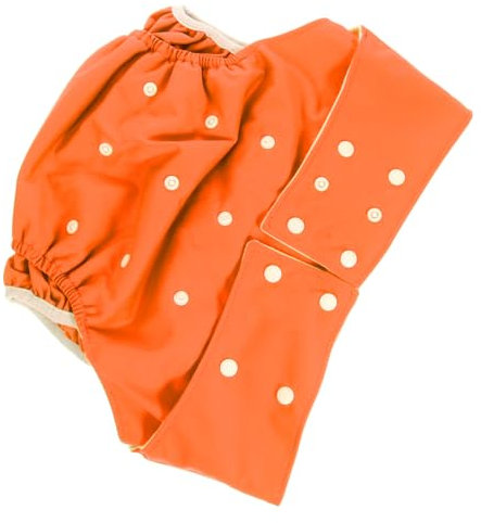 minkissy Couches Lavables Pour Adultes Unisexes Anti-fuites Et Réutilisables Avec Ajustable Et Rembourrage Respirant