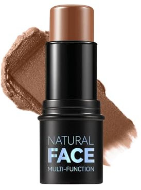 Contour Stick mit Highlighter, Bronzer und Blush Shades, ein nicht fettender, wasserfester Contour Stick, der das Gesicht mühelos mit einer leichten Berührung konturiert (#11, 1 Stück)