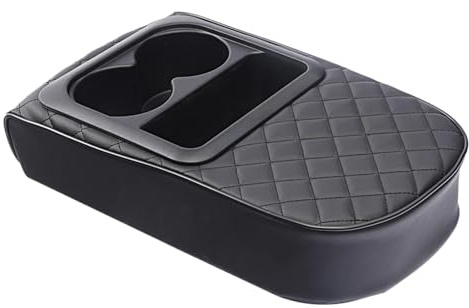 Nuyhgtr Cuscino Bracciolo per Veicolo Organizer Interno Auto | Cuscino Gomito Portabicchieri Auto Bracciolo Portaoggetti Organizer Interno Veicolo Pendolarismo Guida Lunga Viaggi Strada
