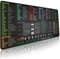 ZcrPrn Excel Shortcuts Mouse Mat,Mouse Mat,XL Mouse Pad Desk Mat with Formulas and Excel Shortcuts,Large Mouse Mat Desk Mat Large Non-Slip Rubber Base Stitched Edges Mouse Pad for Office Gaming