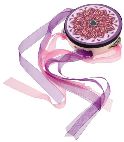 HEMOTON Klatschtrommel Handtrommel Handbank Handtrommel Handglocke Handtrommel Schlaginstrumente Gongs Handtrommel Tamburin Handglocke Handtrommel Metall