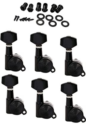 Gitarren-stimmwirbel 6-in-line Metall Vintage-stil Gitarrenwirbel Mechaniken Für E-gitarre Zubehör Saitenbefestigung