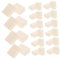 Didiseaon Large Checker Board Game Rotating Chess Pieces Mahjong Tiles Game Diy Blocks